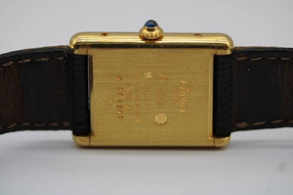 Cartier Tank Must De Cartier Tank Black Dial - image 4