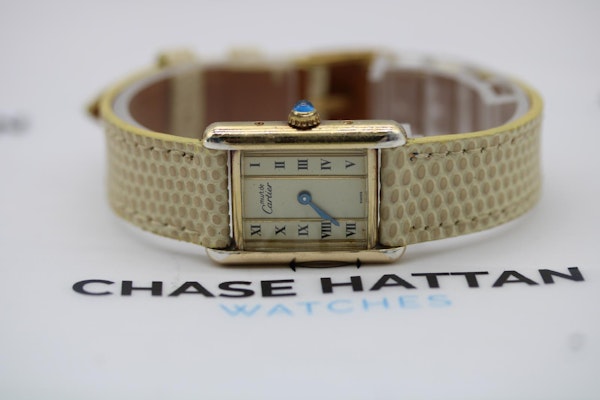 Cartier Tank Vermeil Rare Dial and New Strap - image 10