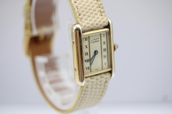 Cartier Tank Vermeil Rare Dial and New Strap - image 7