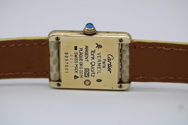 Cartier Tank Vermeil Rare Dial and New Strap - image 11