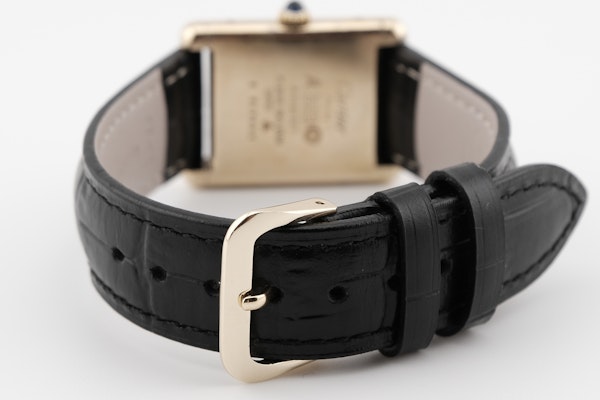 Vintage Cartier Must De Cartier Large Black Manual Wind - image 6