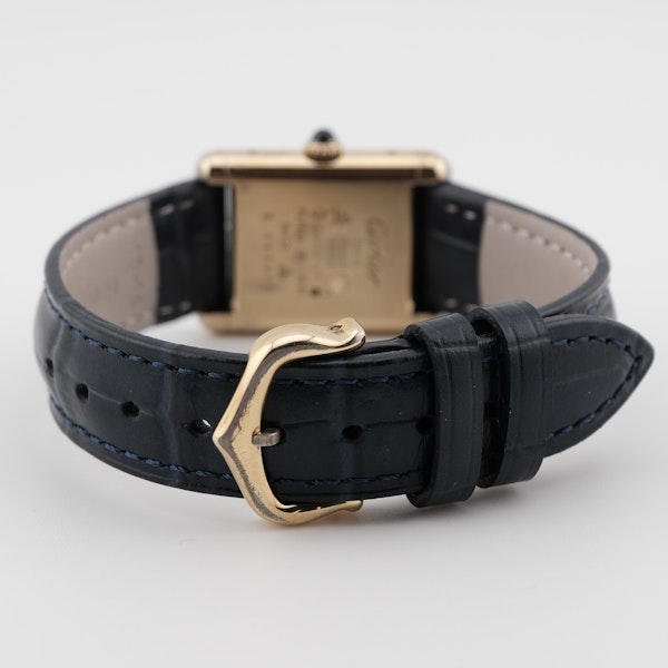 Vintage Cartier Must De Cartier Small Lapis Blue Manual Wind - image 5