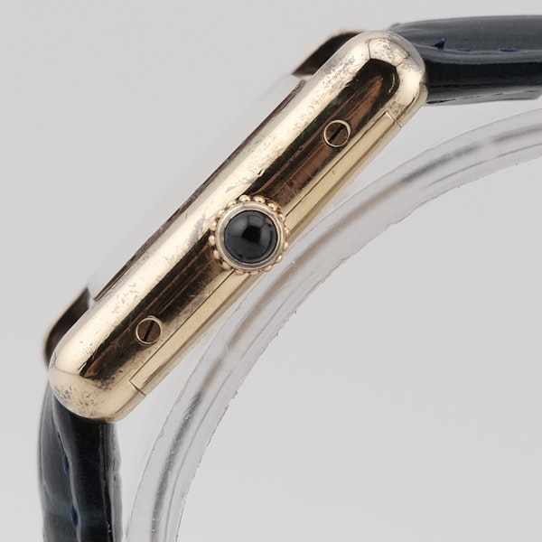 Vintage Cartier Must De Cartier Small Lapis Blue Manual Wind - image 3