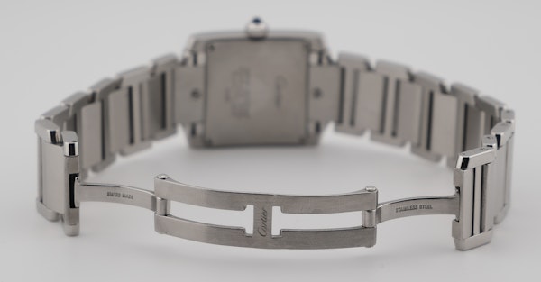 Cartier Tank Française 2465 25mm Quartz Steel Box - image 4