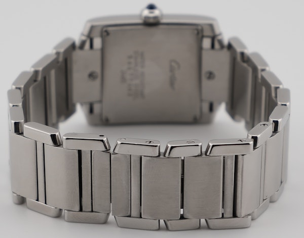 Cartier Tank Française 2465 25mm Quartz Steel Box - image 6