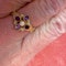 Amethyst Pearl 9ct Gold Ring date circa 1970, Lillys Attic since 2001 - image 1