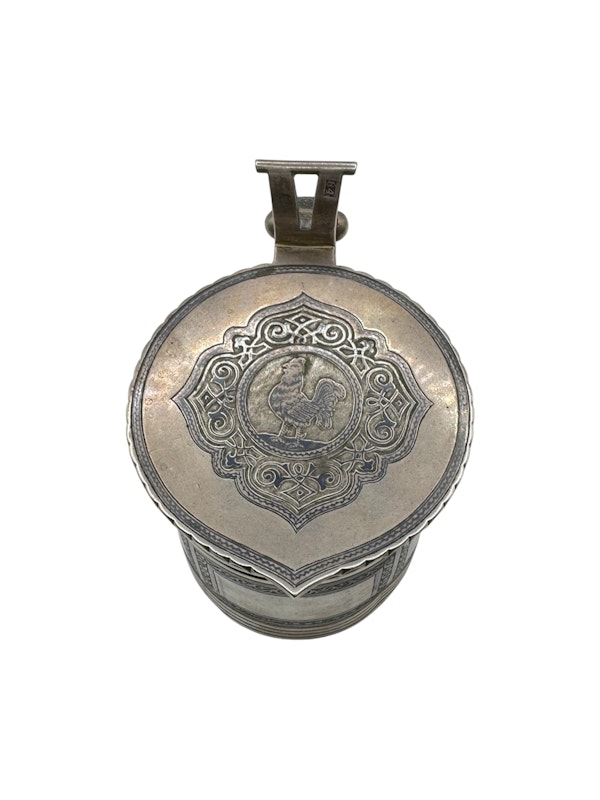 Russian silver and niello tankard, Moscow, 1862 by Ivan Gubkin. - image 5