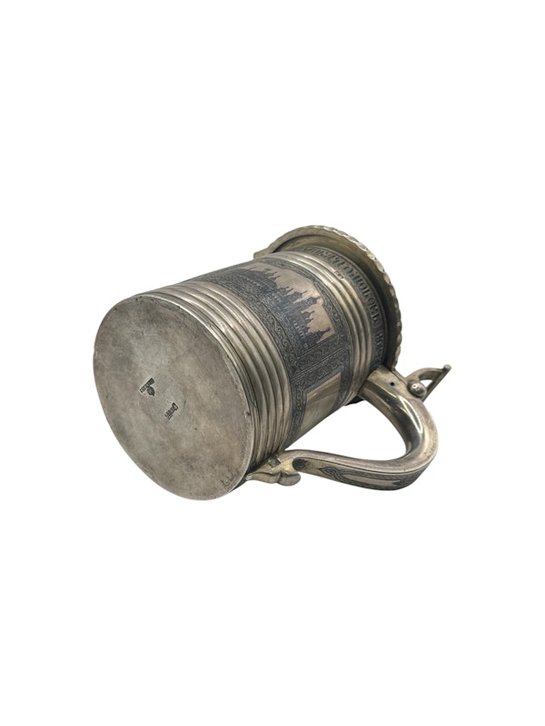 Russian silver and niello tankard, Moscow, 1862 by Ivan Gubkin. - image 7