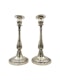 Early 19th century pair of russian silver candlesticks, St Petersburg by Alexander Yashinov. - image 2