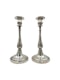 Early 19th century pair of russian silver candlesticks, St Petersburg by Alexander Yashinov. - image 1