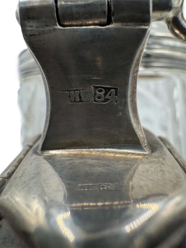 Russian silver and cut glass tankard, Riga, c.1890s. - image 7