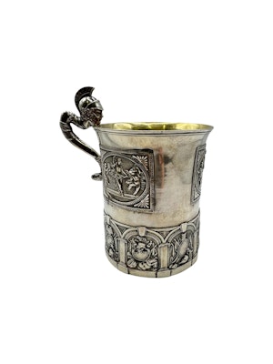 Early 19th Century Russian silver tankard, St Petersburg, c.1810 by Alexander Yashinov.