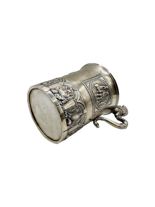 Early 19th Century Russian silver tankard, St Petersburg, c.1810 by Alexander Yashinov. - image 5