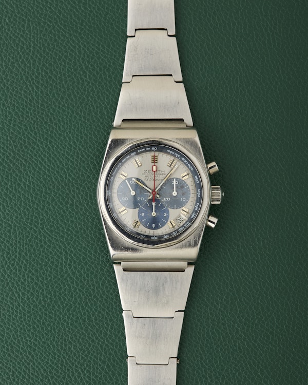 Zenith A783 Vintage El Primero Chronograph Gay Freres Lobster Bracelet - image 1