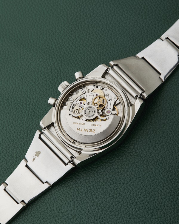 Zenith A783 Vintage El Primero Chronograph Gay Freres Lobster Bracelet - image 14