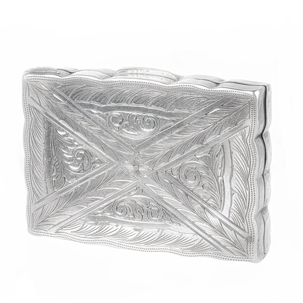 Antique Silver & Amethyst Pill Box | French c.1880 - image 3