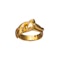 18ct Gold Snake Ring with Ruby Diamond Eyes | London c.1925 - image 2