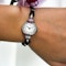 Tiffany & Co. Art Deco Ruby Diamond and Platinum Cocktail Watch With Double Cord Strap - image 7