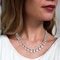 Vintage French Diamond and Platinum Riviére Necklace, 37.84 Carats, Circa 1950 - image 7