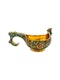 Russian silver gilt and shaded enamel kovsh, Moscow, c.1910 by Ivan Khlebnikov. - image 4