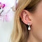 Vintage Rose Cut Diamond, Pearl, Silver and Gold Earrings, Circa 1936 - image 7