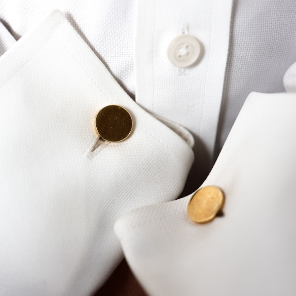 Cartier Italy Diamond and Gold Cufflinks, 1997 - image 8