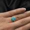 Victorian Turquoise Diamond Daisy Ring - Saddingtons Jewellery - Stand 375 - image 3