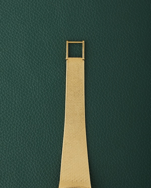 Favre-Leuba 18k Yellow Gold Integrated Bracelet Watch With Box - image 9