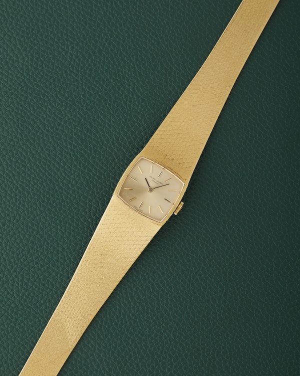Favre-Leuba 18k Yellow Gold Integrated Bracelet Watch With Box - image 3