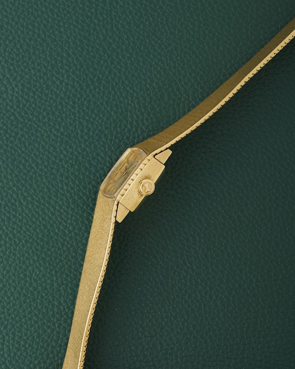Favre-Leuba 18k Yellow Gold Integrated Bracelet Watch With Box - image 4