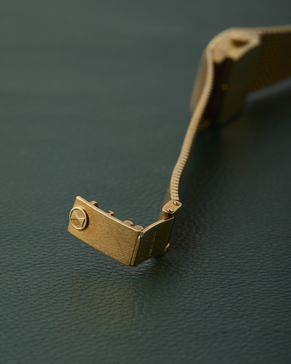 Favre-Leuba 18k Yellow Gold Integrated Bracelet Watch With Box - image 14