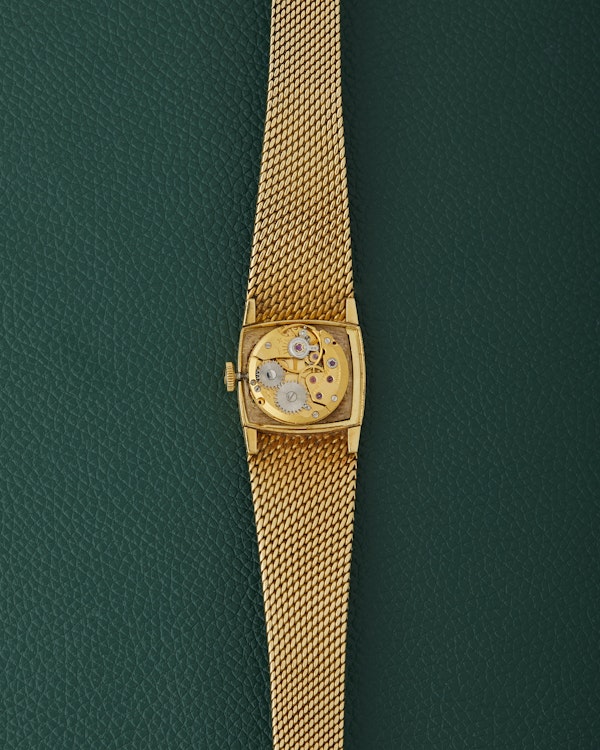 Favre-Leuba 18k Yellow Gold Integrated Bracelet Watch With Box - image 11