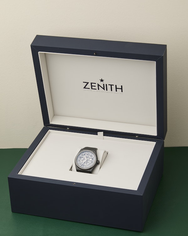 Zenith Defy Classic Black Ceramic Ref. 49.9000.670/77.r782 Box Full Set 2025 - image 15