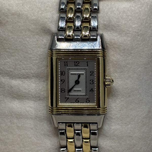 Jaeger-LeCoultre Reverso Duetto Yellow Gold Stainless Steel Two Tone Ladies Ref 266.5.44 - image 2