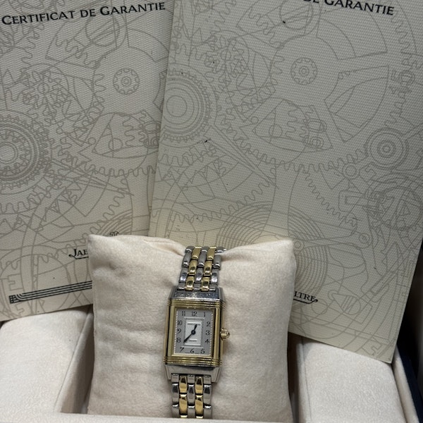 Jaeger-LeCoultre Reverso Duetto Yellow Gold Stainless Steel Two Tone Ladies Ref 266.5.44 - image 1