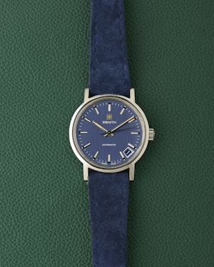 Zenith Surf Ref. 01.1281.380 Vintage 1970s Automatic Blue Dial