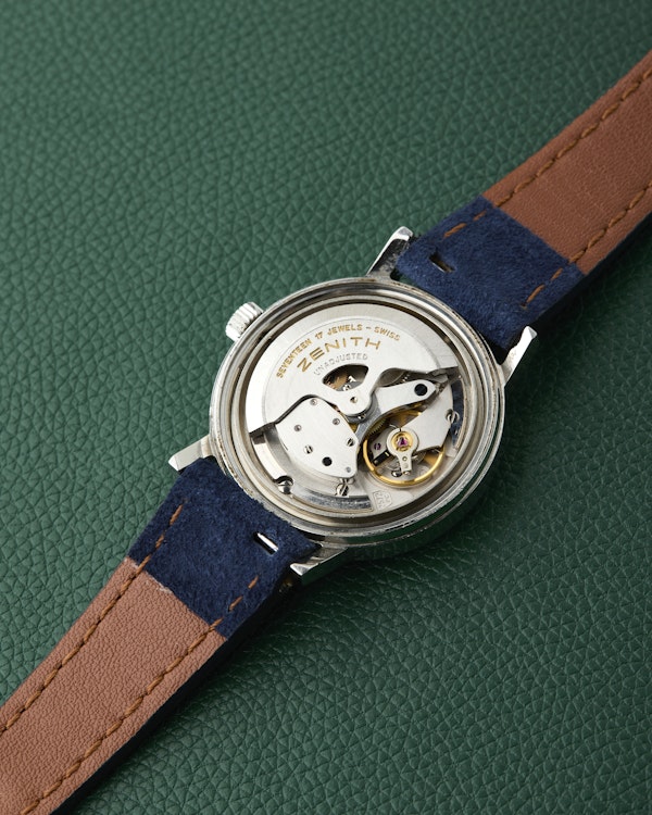Zenith Surf Ref. 01.1281.380 Vintage 1970s Automatic Blue Dial - image 15