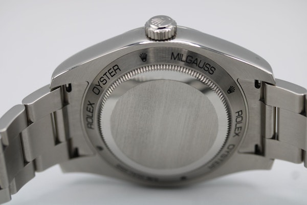 Rolex Milgauss 116400GV Watch and Warranty Card 2018 - image 8
