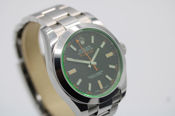 Rolex Milgauss 116400GV Watch and Warranty Card 2018 - image 5