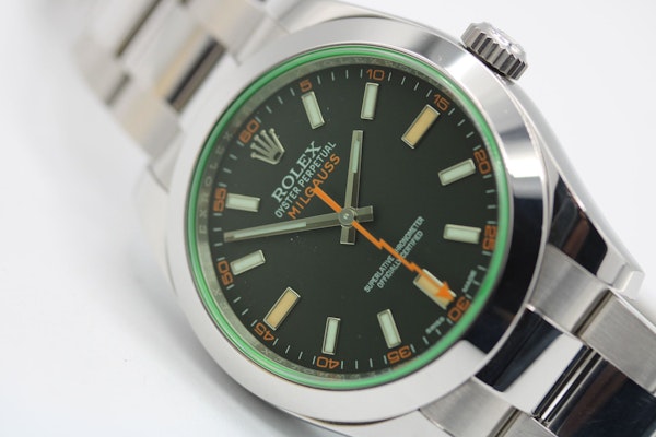 Rolex Milgauss 116400GV Watch and Warranty Card 2018 - image 13