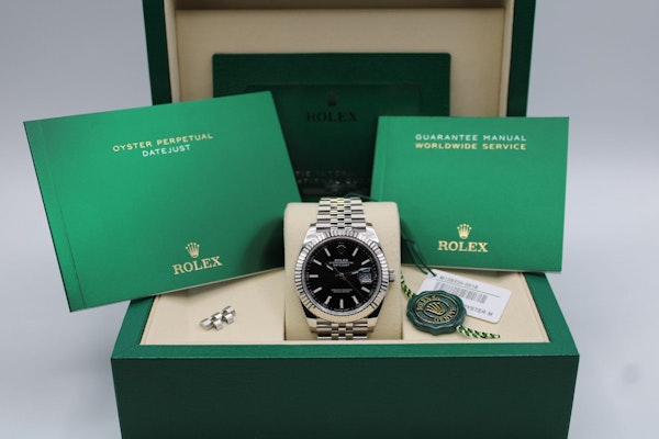 Rolex Datejust 41 126334 Balck Baton 2025 Full Set - image 12