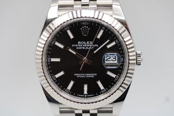 Rolex Datejust 41 126334 Balck Baton 2025 Full Set - image 2
