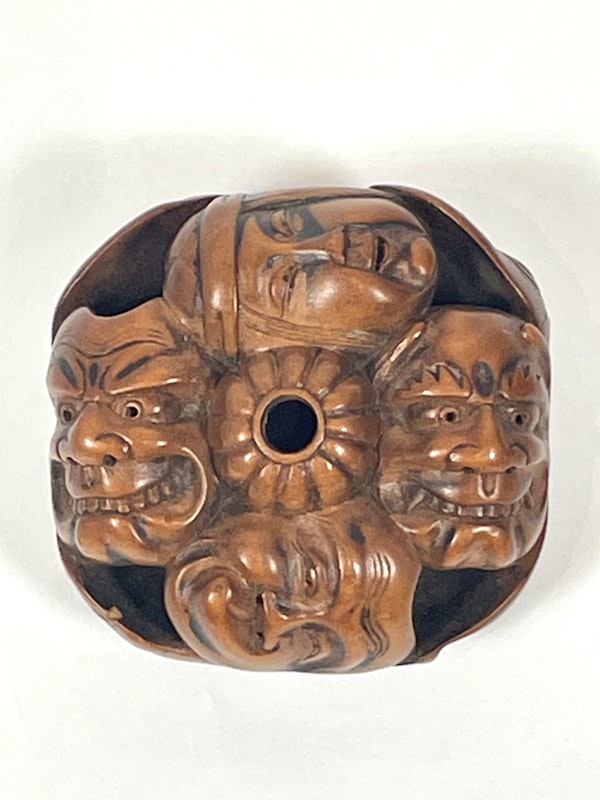 Netsuke mask group - image 6