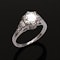 1.34ct antique platinum diamond ring - image 1