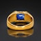 2.91ct Burmese Sapphire Ring at Deco&Vintage Ltd - image 5