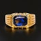 2.91ct Burmese Sapphire Ring at Deco&Vintage Ltd - image 3