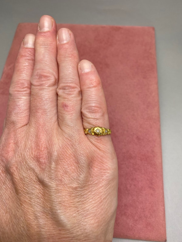 18ct Gold Diamond Ring date Chester 1896, Lilly's Attic since 2001 - image 3