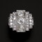 Lovely Art Deco French diamond platinum ring at Deco&Vintage Ltd - image 2