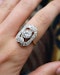 Diamond & 18 Carat Yellow & White Gold Art Deco Ring Circa 1930 - image 3