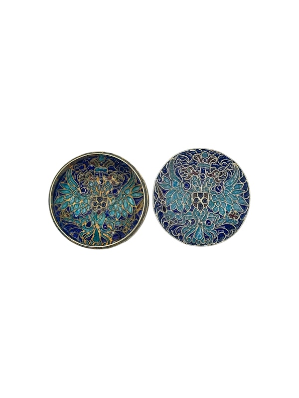 Russian silver gilt and pique-a-jour pill box, Moscow, c.1890s. - image 4